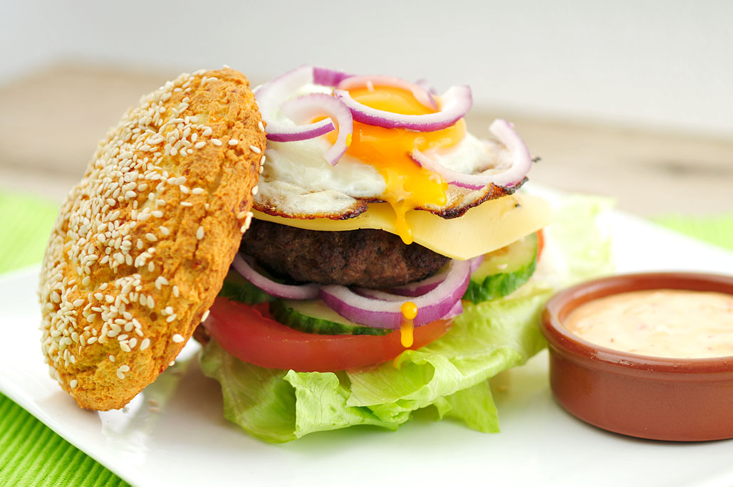 Vergoeding lijn Cursus Broodje hamburger - koolhydraatarm-Voedzaam & Snel