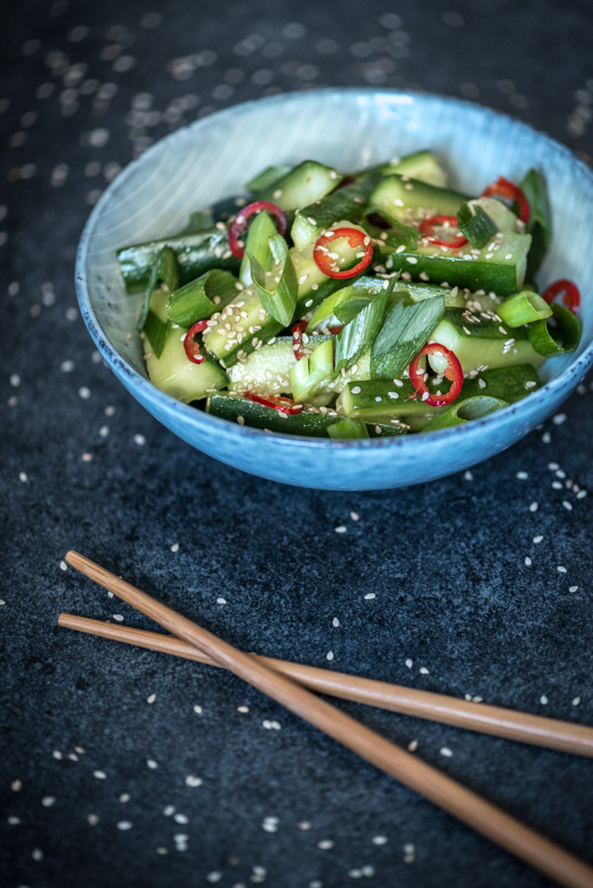 Koreaanse Komkommersalade-Voedzaam & Snel