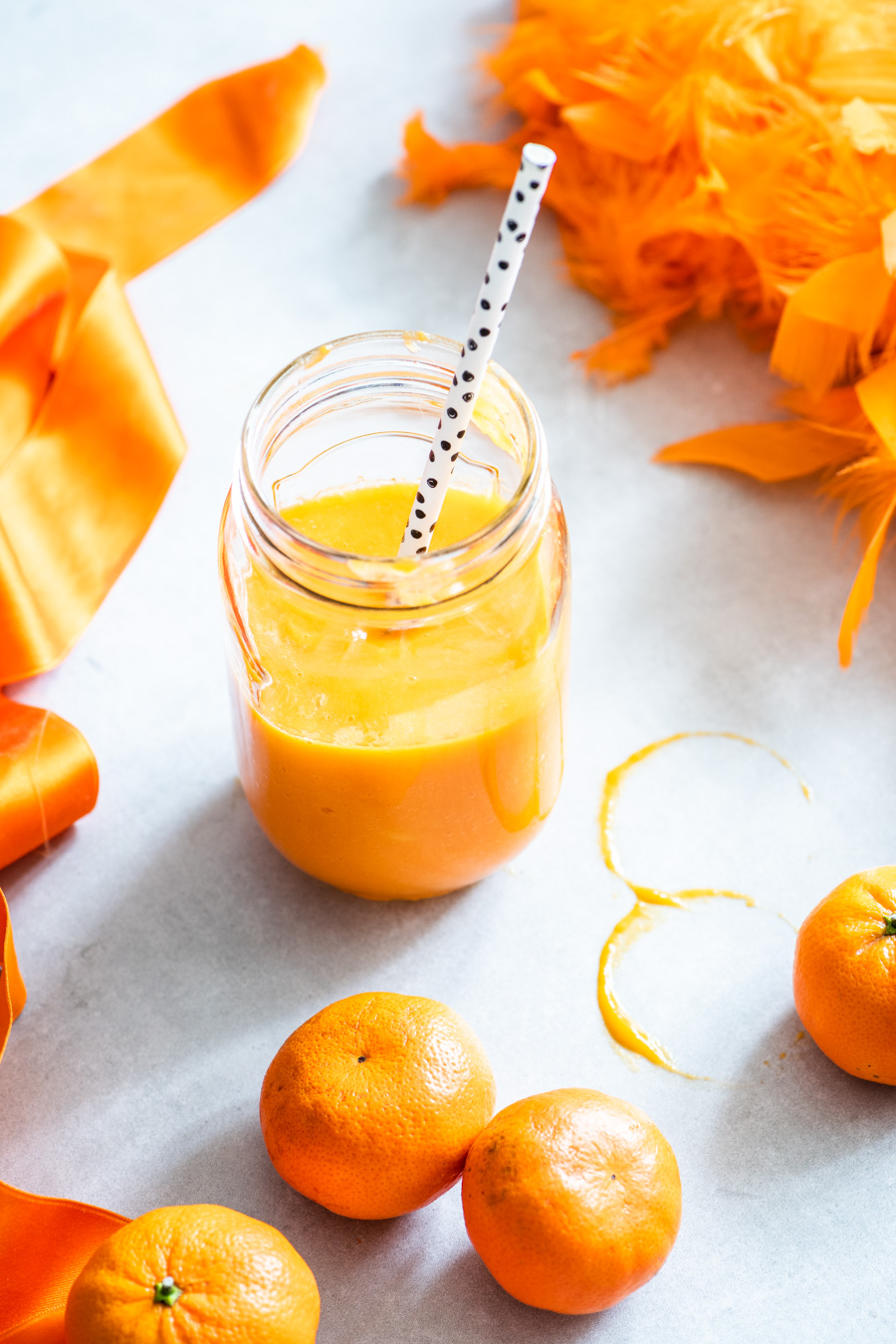 Hedendaags schroef Complex Oranje smoothie met mandarijn en gember - Voedzaam & Snel